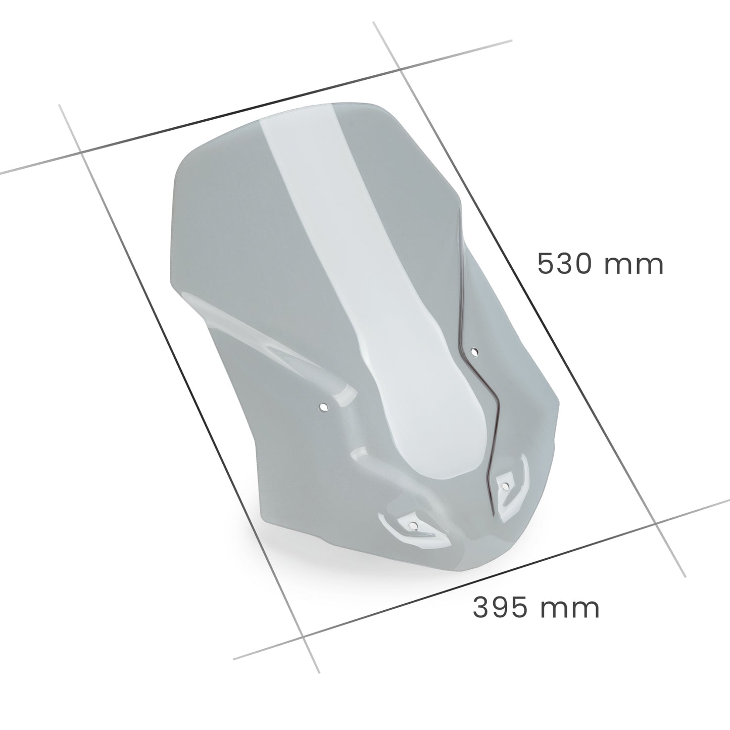 Cupolino Parabrezza Touring Plexiglass JD9 Trasparente per TRIUMPH TIGER 1200 GT / RALLY 2022 - 2025