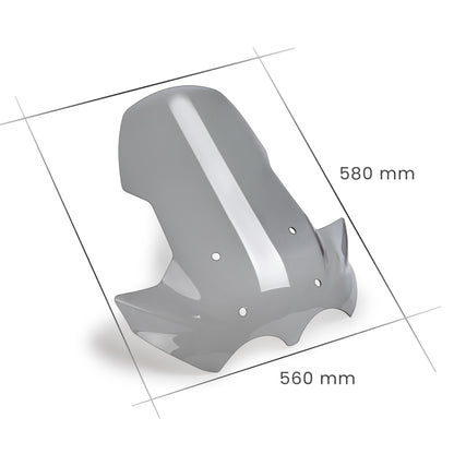 Cupolino Parabrezza Plexiglass JD9 TOURING Fume Chiaro MOTO GUZZI V85TT 2019 - 2024