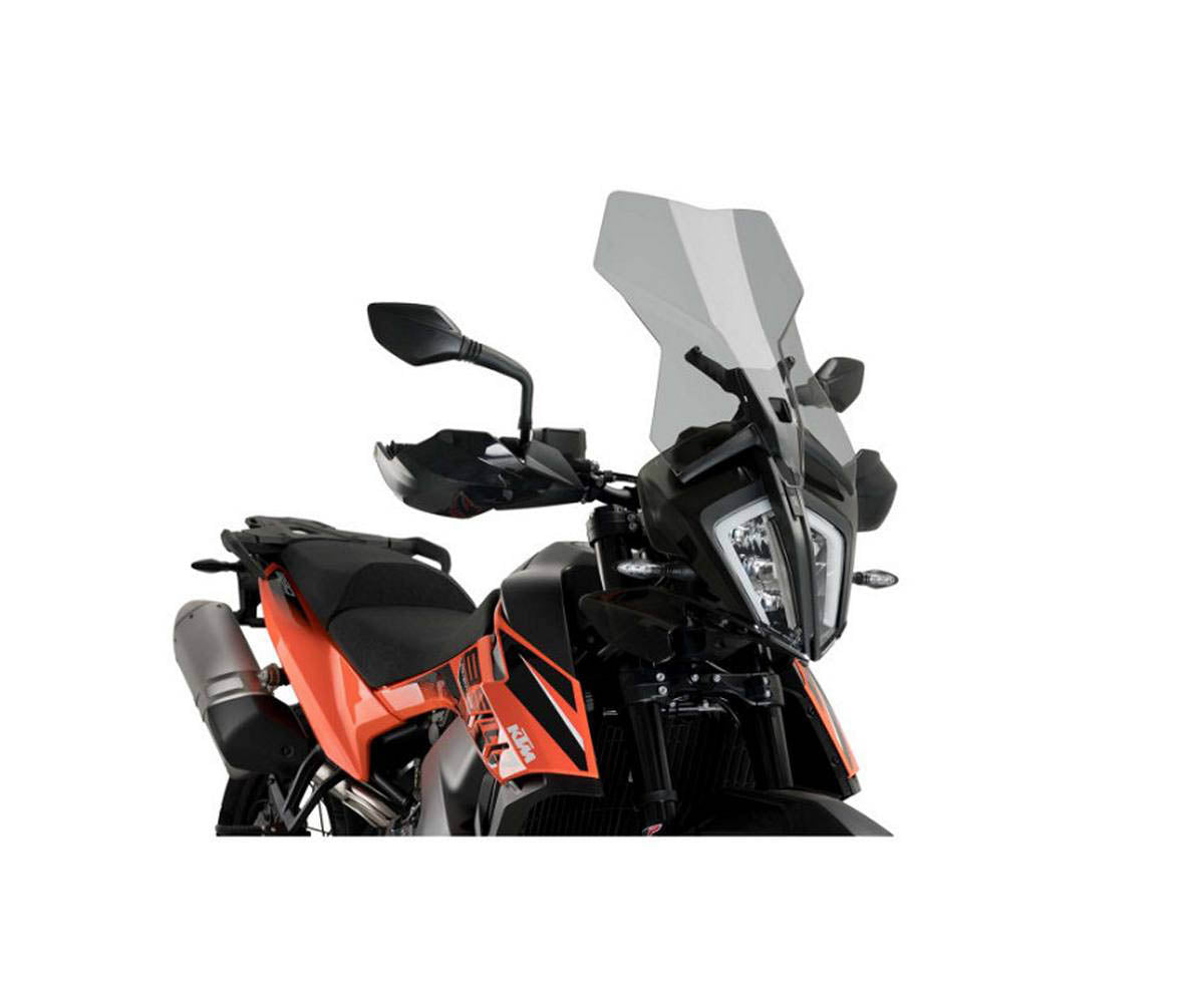JD9-07-F-Cupolino Parabrezza Plexiglass JD9 Touring Fume Chiaro per KTM 890 R RALLY ADVENTURE 2021 - 2025