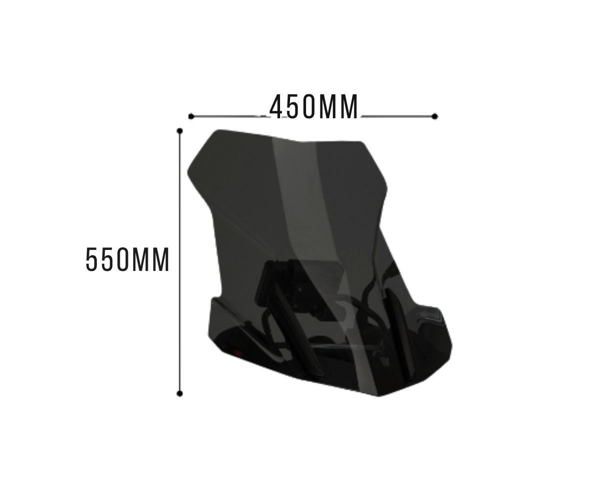 JD9-01-T-Cupolino Parabrezza Plexiglass JD9 Trasparente BMW R 1200 GS ADVENTURE 2014 - 2018