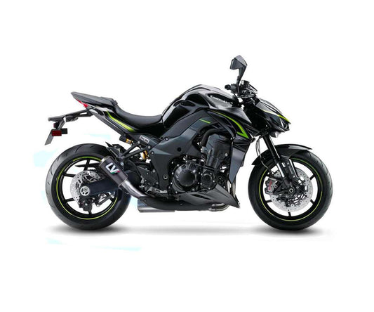 2 Scarichi Leovince LV-10 Carbonio Omologato per KAWASAKI Z 1000 2017 - 2020
