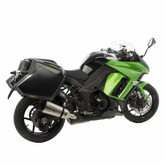 2 Terminali Di Scarico Leovince Factory S Acciaio Kawasaki Z 1000 Sx 2014 - 2016