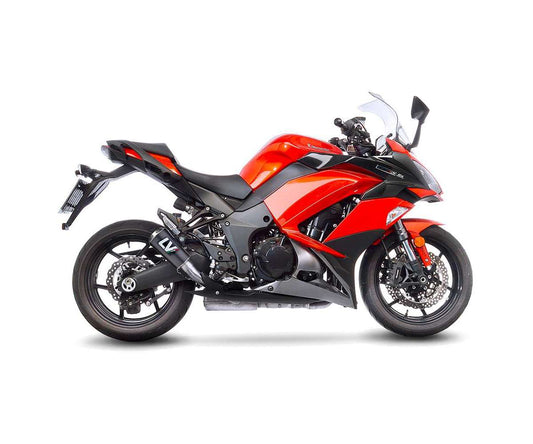 2 Scarichi Leovince LV-10 Carbonio Racing per KAWASAKI Z 1000 SX 2010 - 2016